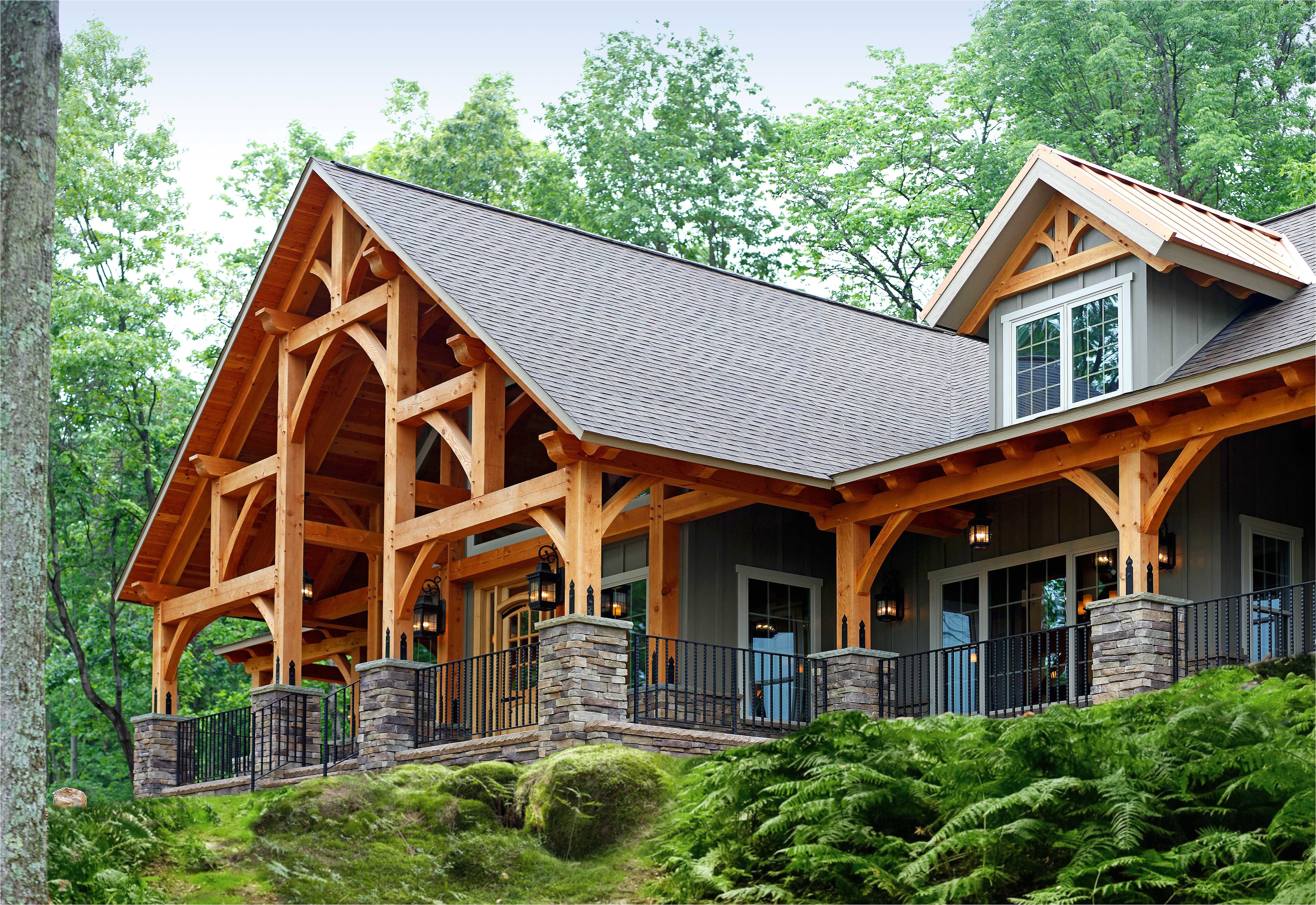 rustic timber frame house plans