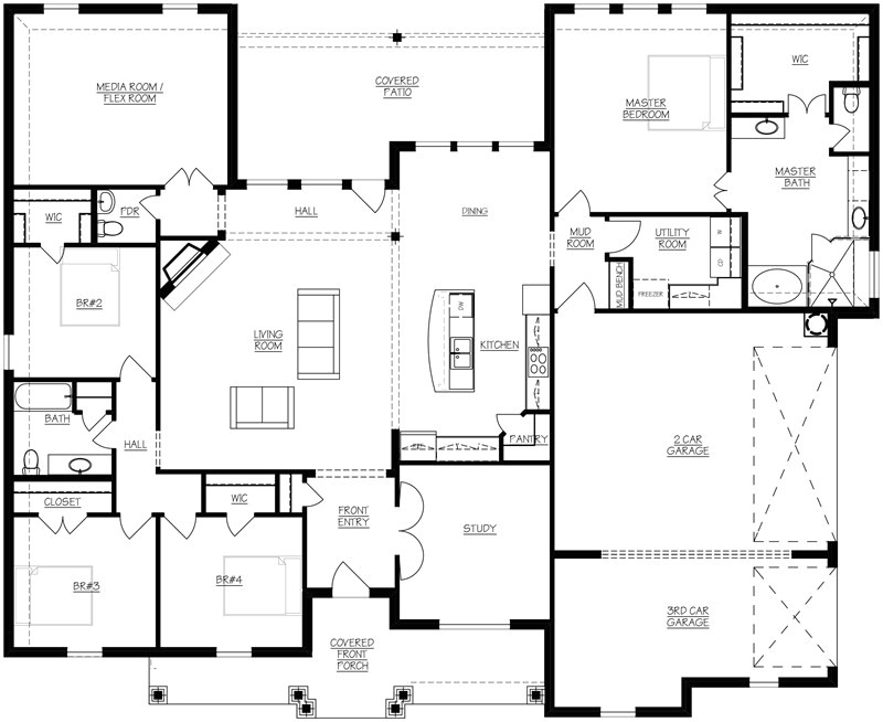 secure home floor plans