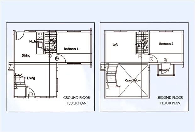 security guard house floor plan