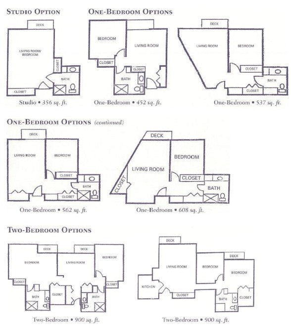 senior living floor plans