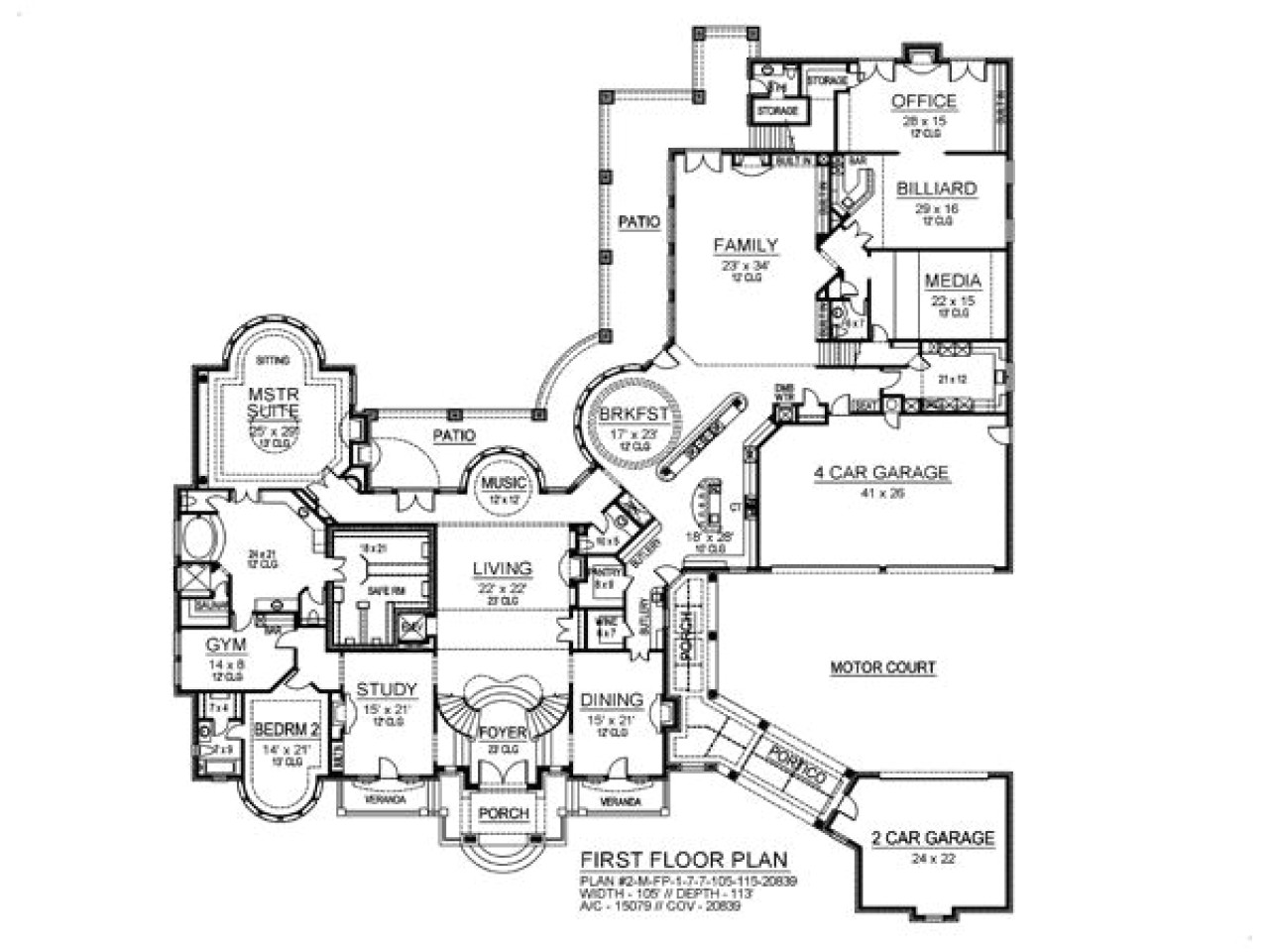 d4e19fd5218e4c1a 7 bedroom house plans 8 bedroom ranch house plans
