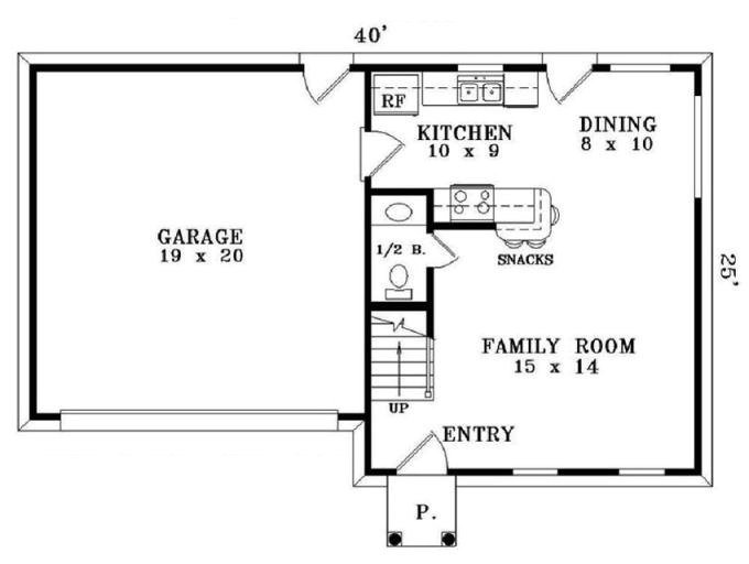 653609 simple 3 bedroom 2 5 bath house plan