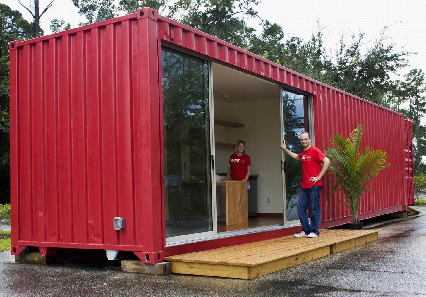 my simple shipping container home