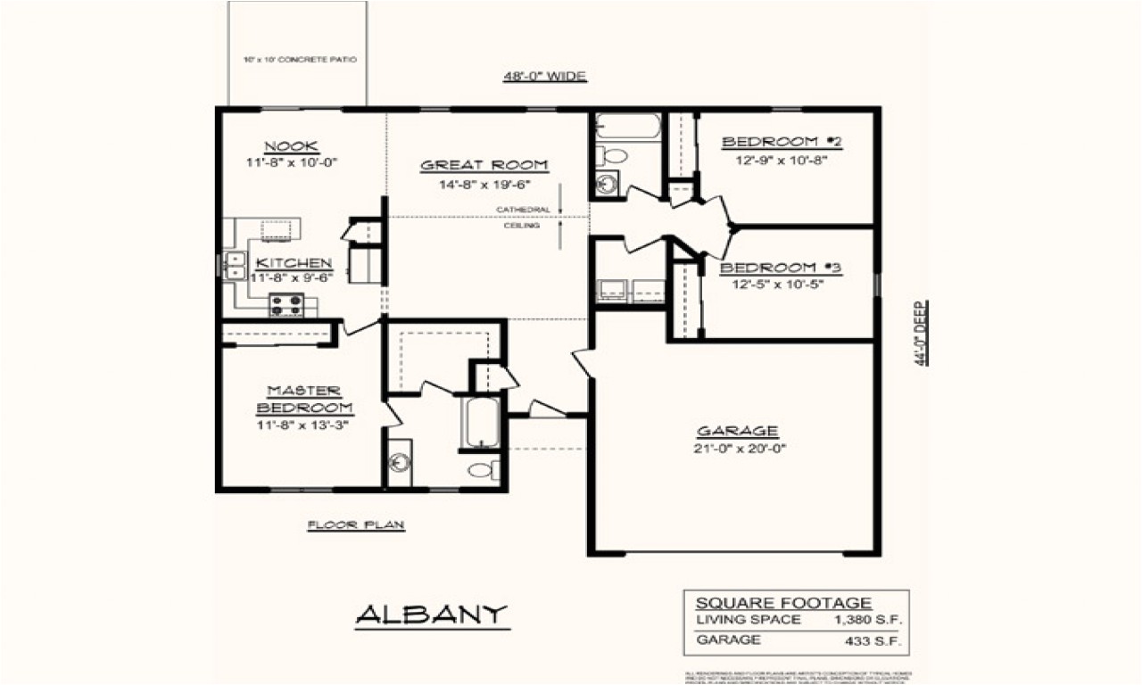 Single Level Home Floor Plans Single Story Open Floor Plans Boomerminium Floor Plans