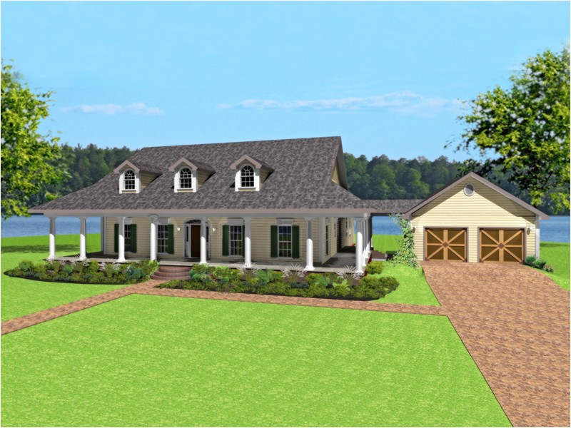single story ranch style house plans with wrap around porch