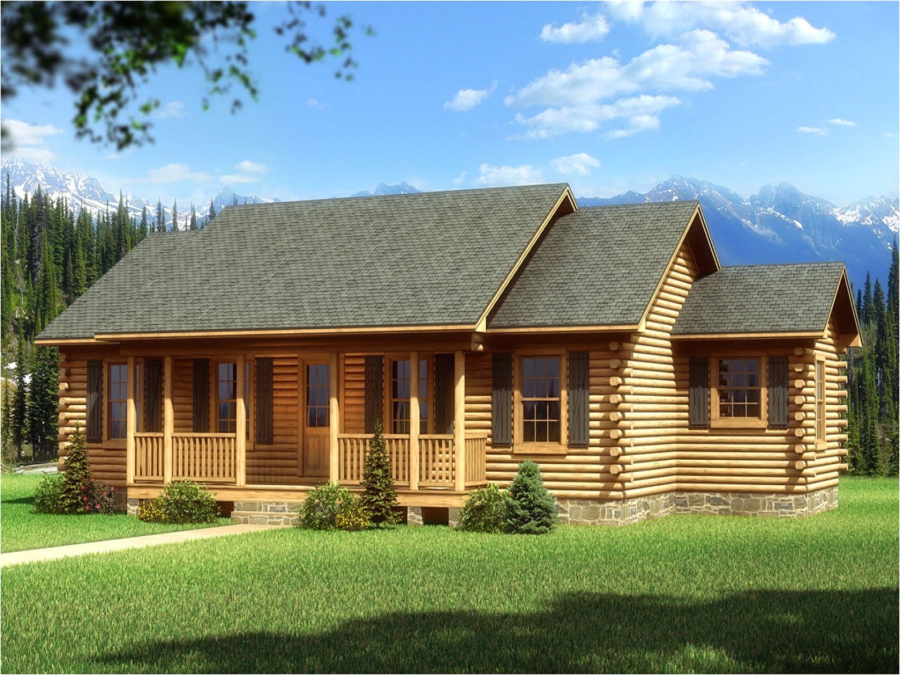 d1f1cf09d5a61419 single story log cabin homes plans single story cabin plans mountain