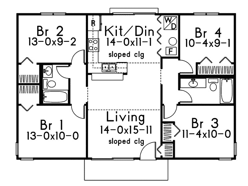 Slab On Grade Home Plans