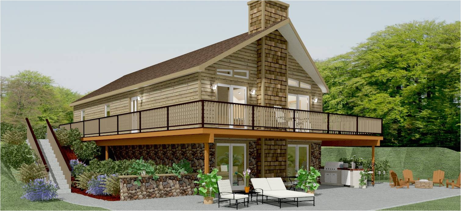 small chalet style home plans
