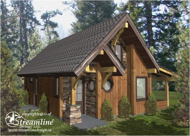 chelwood cabin timber frame plan