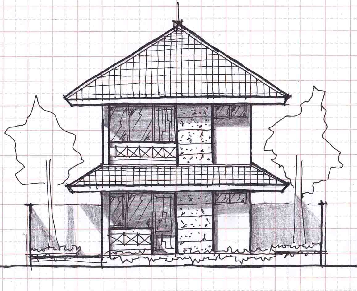 small two story house plans with balcony