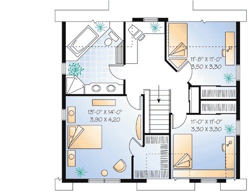 smart house plan with alternate garage 2151dr