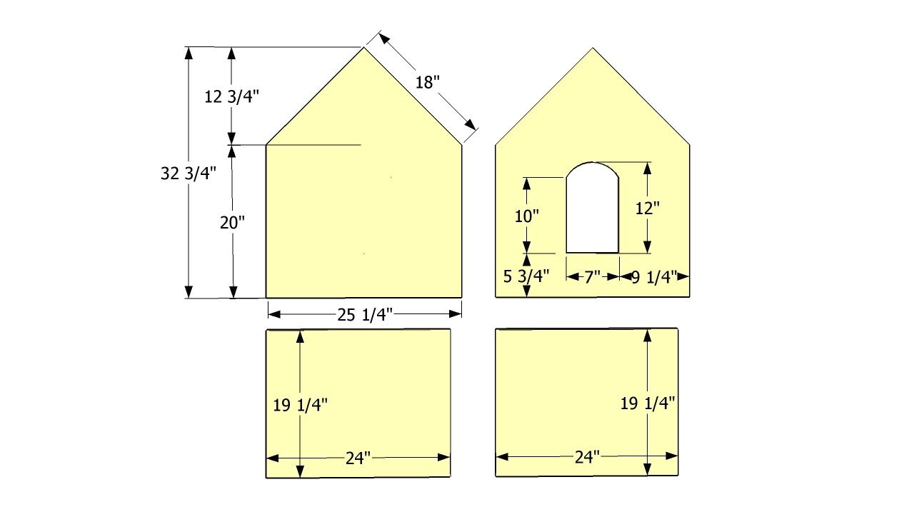 snoopy dog house mailbox plans