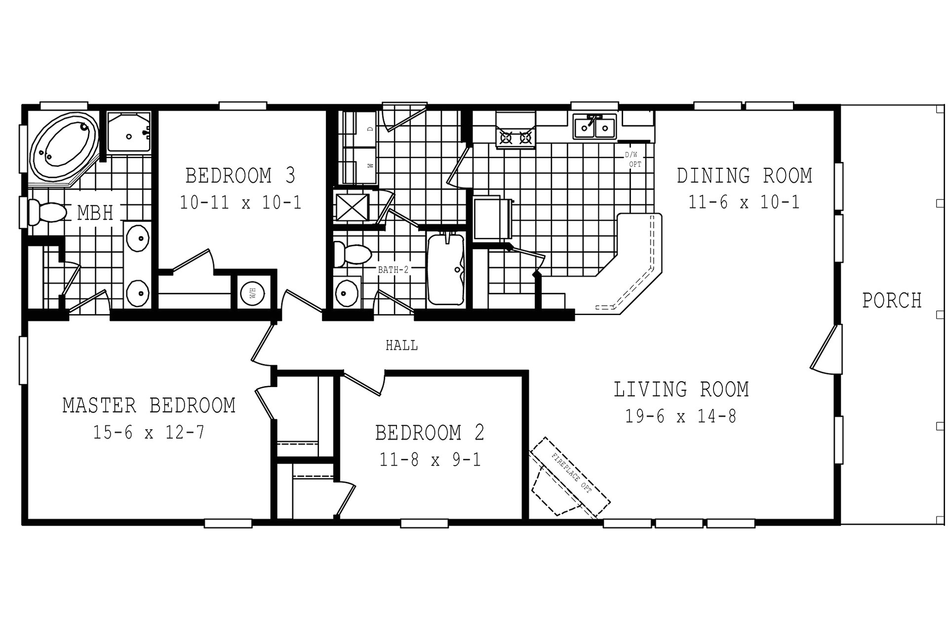 solitaire mobile home floor plans