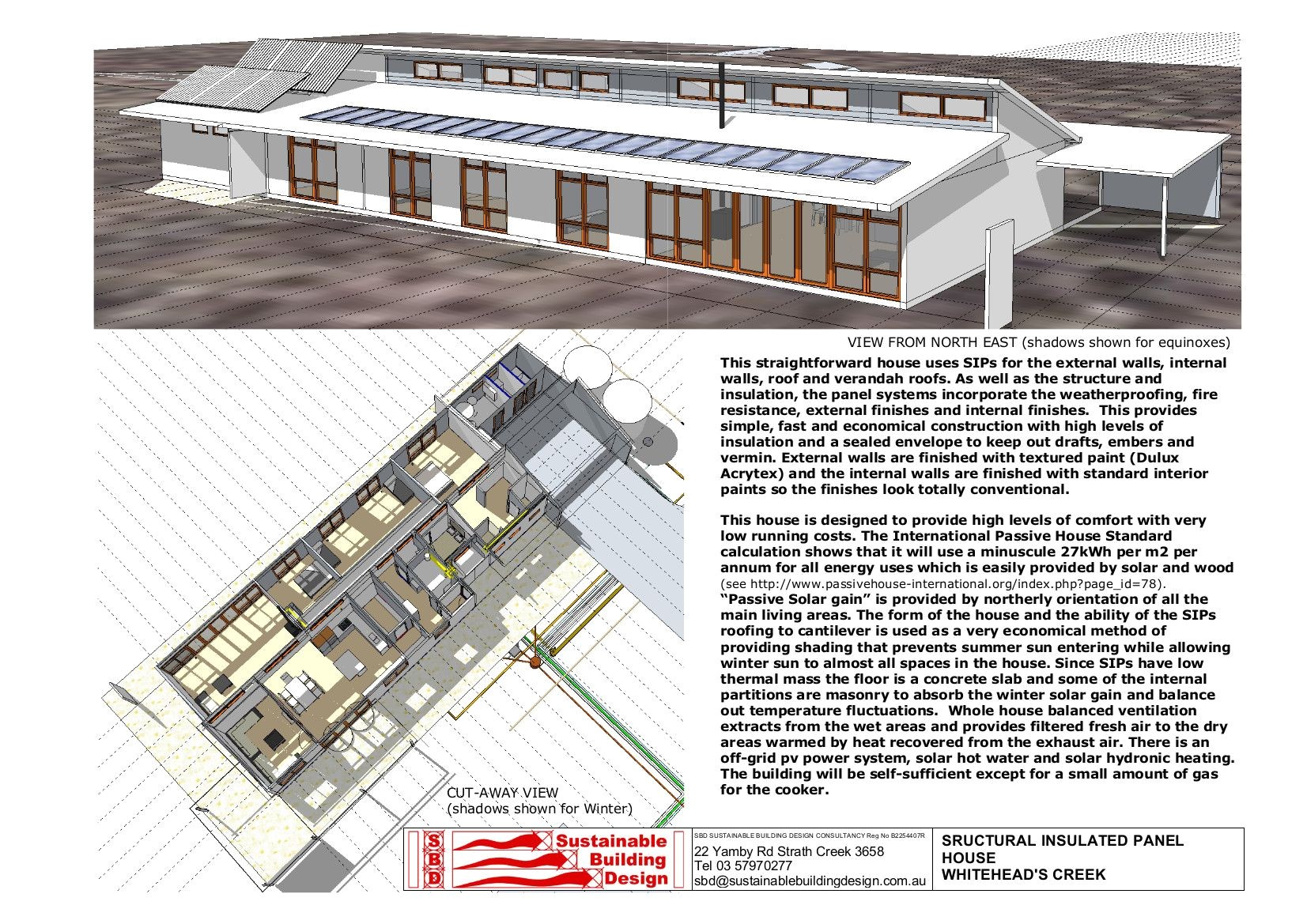 south facing passive solar house plans