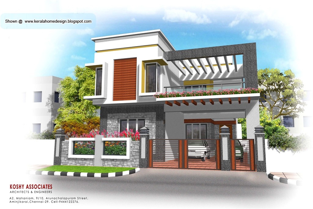 south indian model house plan