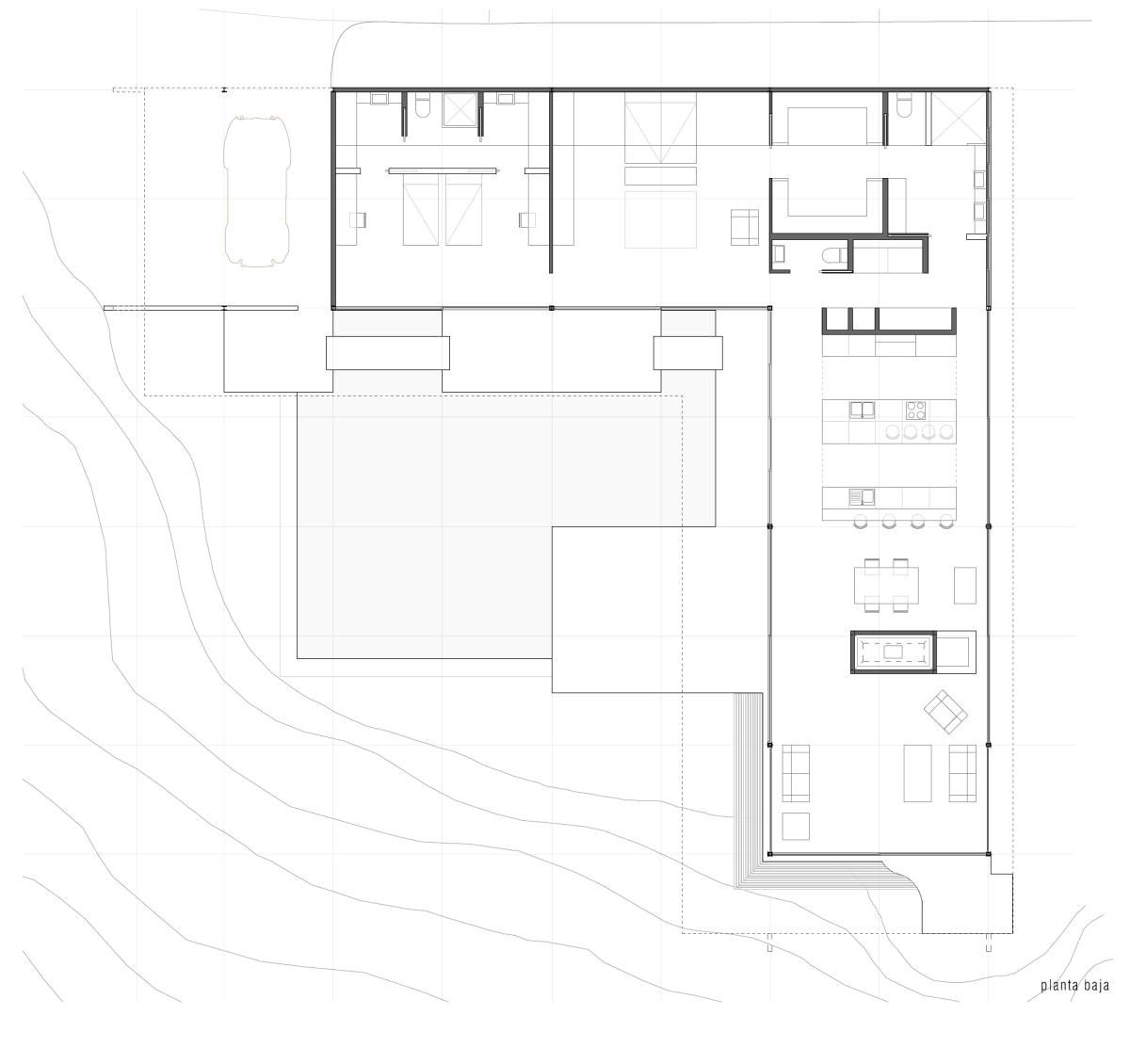 Stahl House Floor Plan | plougonver.com