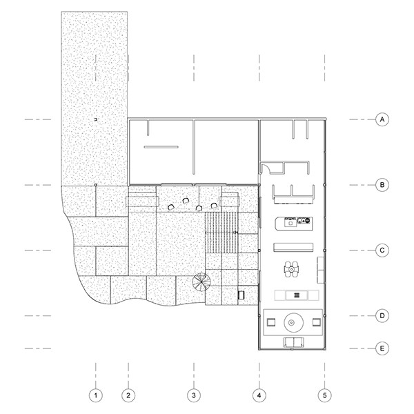 the stahl house floor plan