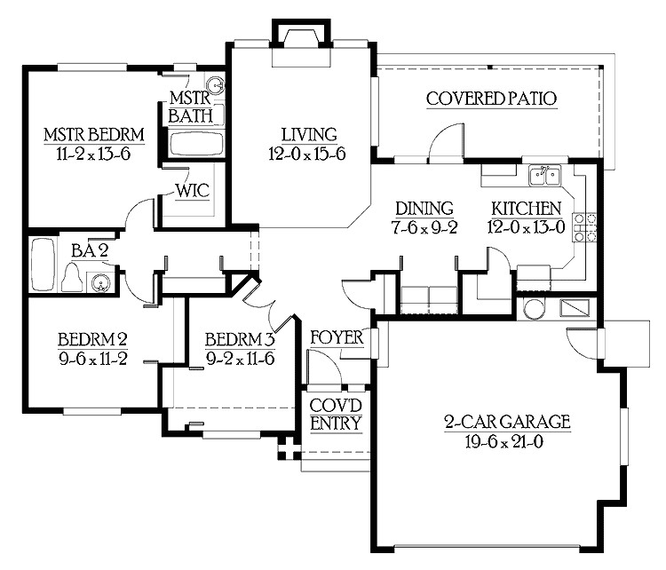 exceptional starter home plans 6 starter home floor plan