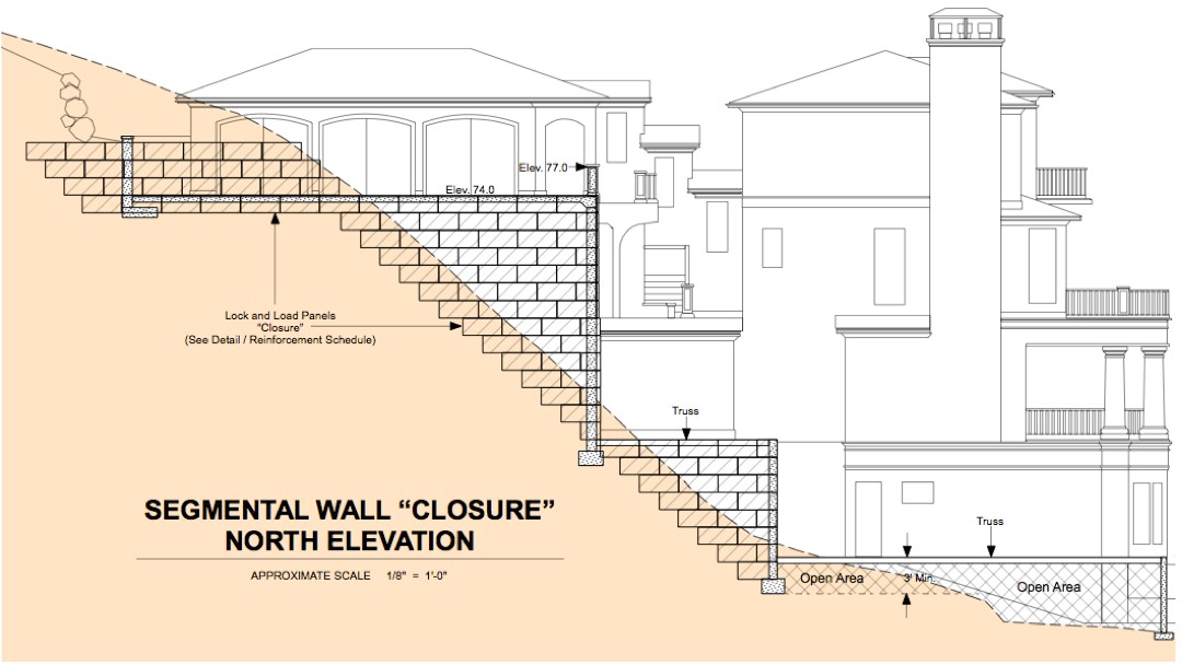 utilizing geofoam in foundation design for steep sloped lots