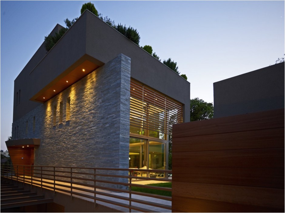 natural stone facade for house exterior