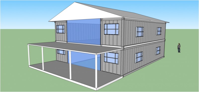 2560sqft 5br 2ba 2 story shipping container home for 50k