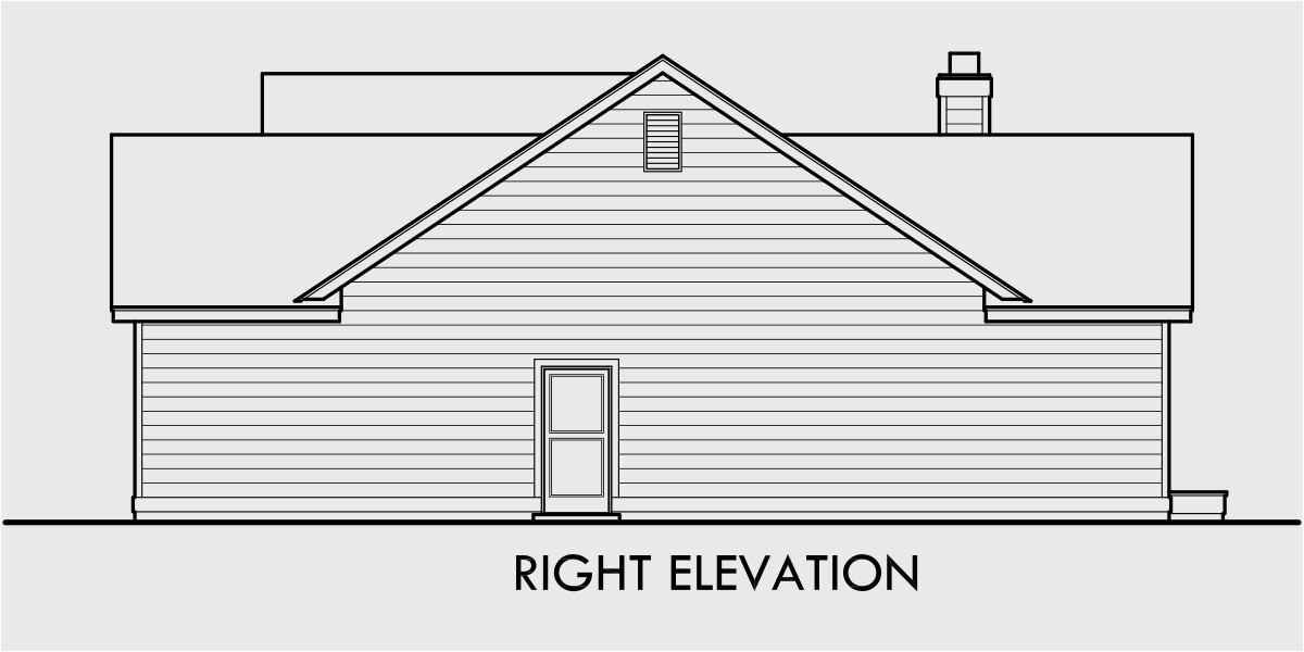 one roof line house plans