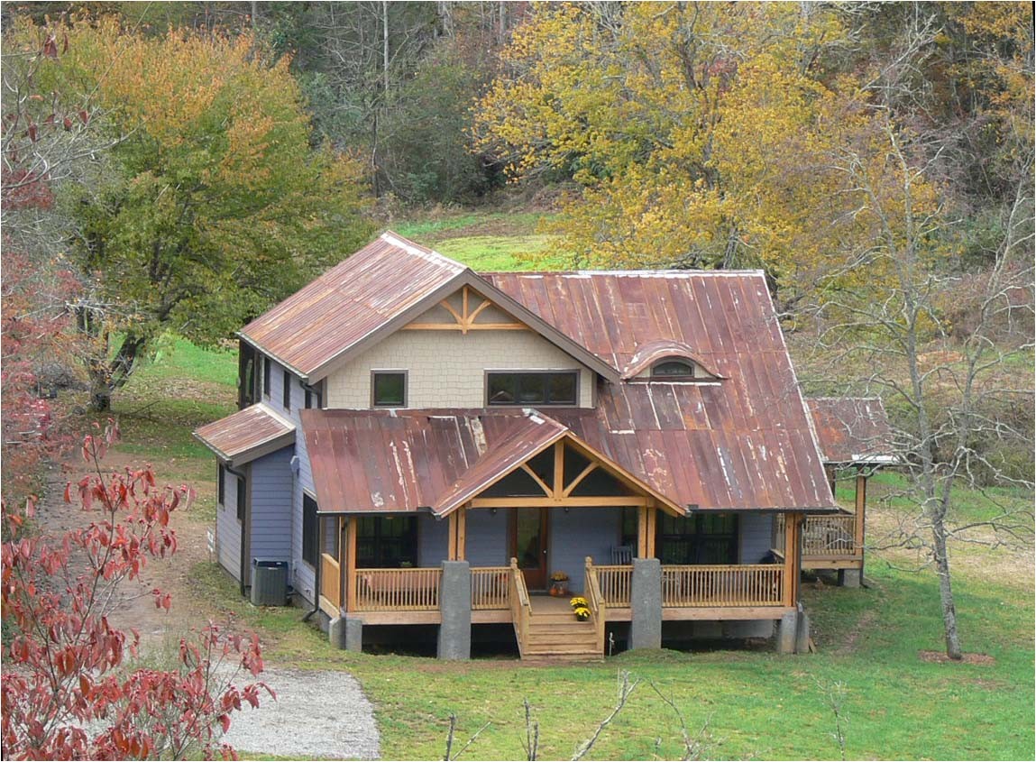 timber frame homes in the fall