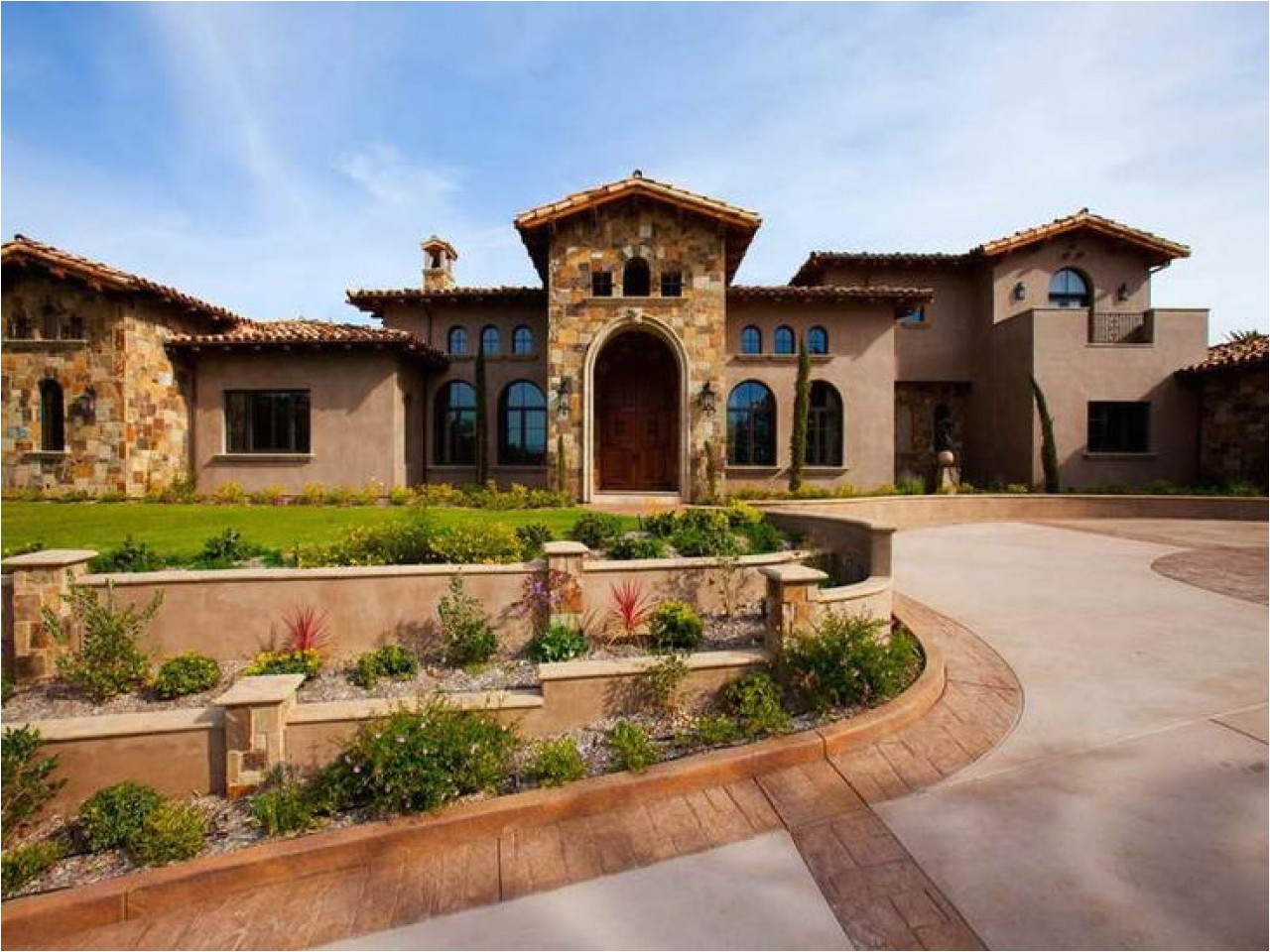 tuscan style house plans courtyard ideas
