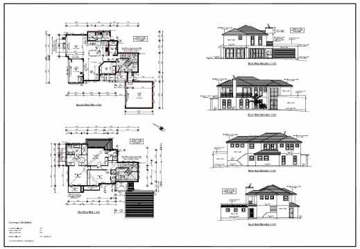 awesome 28 architecture house plans contemporary house plans house two storey residential house floor plan with elevation photo