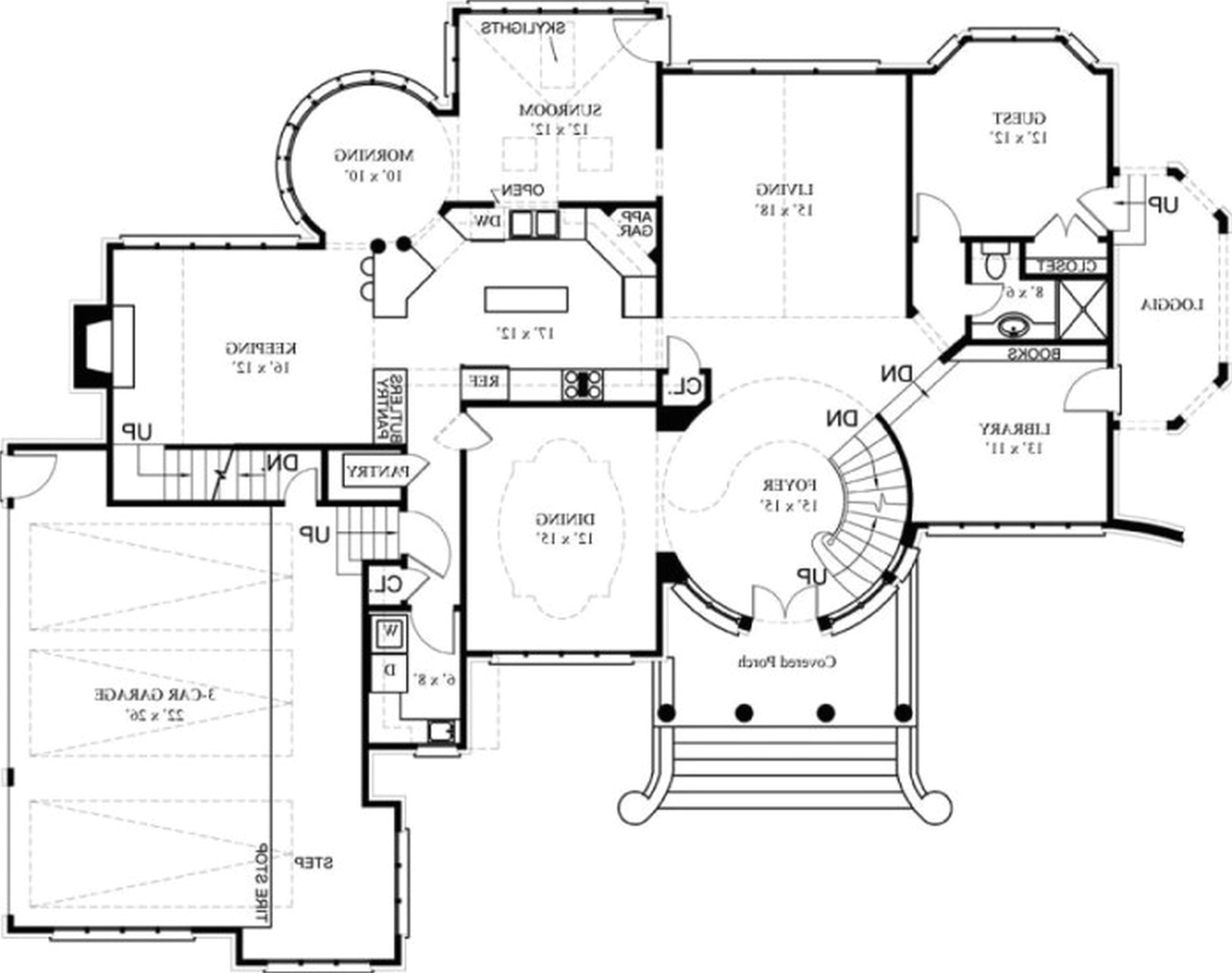 contemporary house floor plans and designs