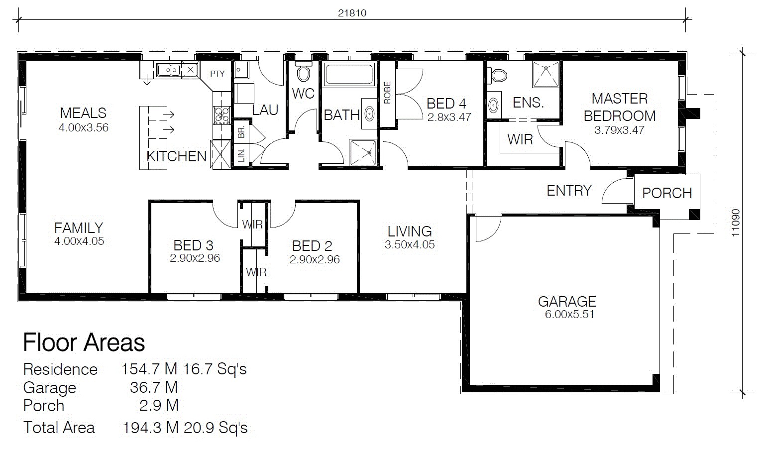 Wide Frontage House Plans Plougonver