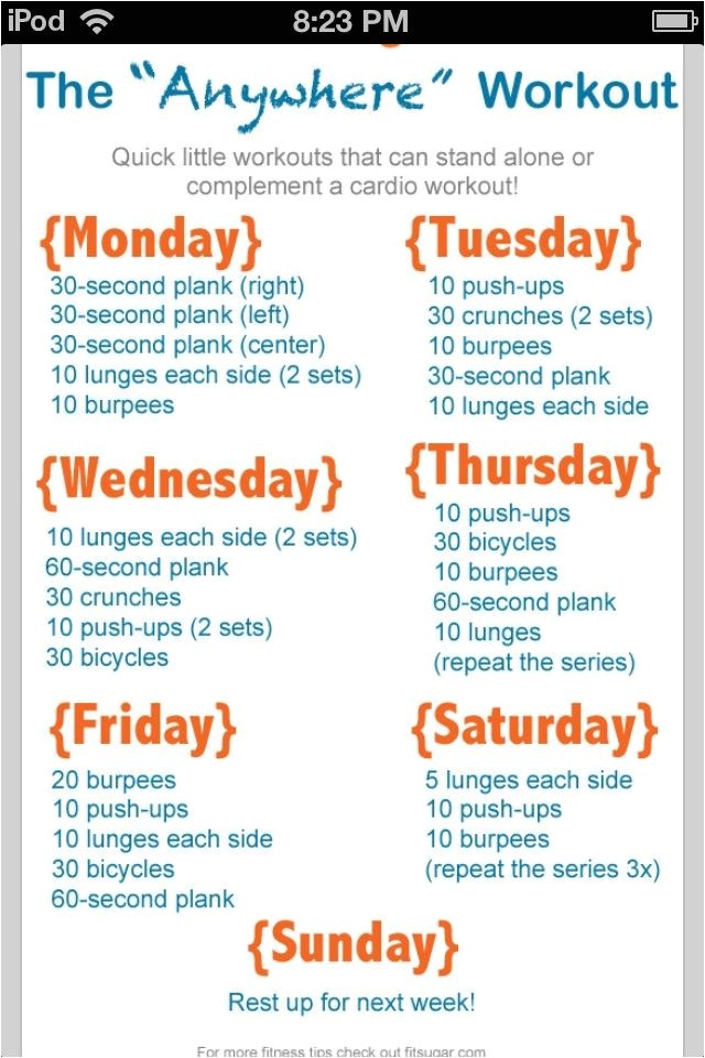 Work Out Plan for Home Go after Your Goal to Exercise More Here 39 S How