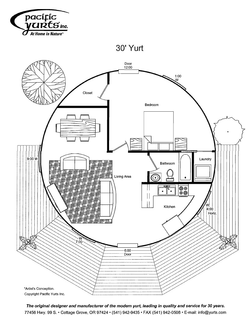 Yurt Home Floor Plans