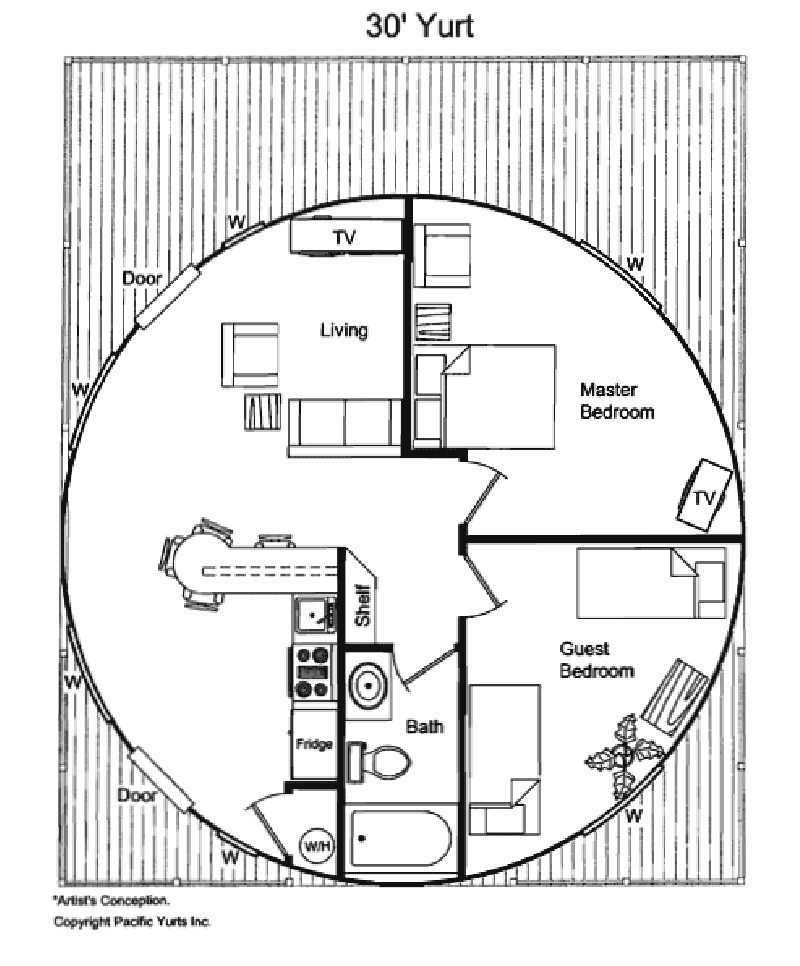 yurt floorplans