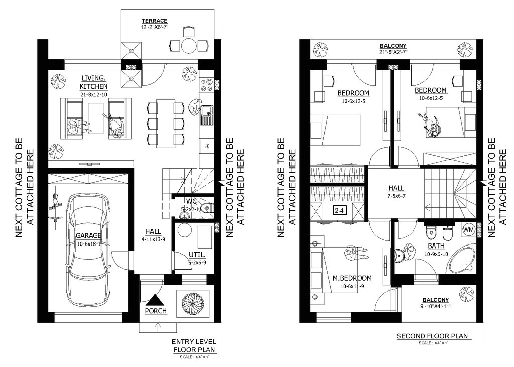 1000 square feet 3 bedrooms 1 5 bathroom modern house plan 1 garage 37008