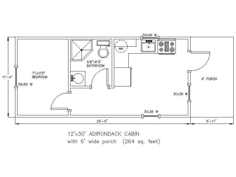  12x24 Tiny House Plans Plougonver