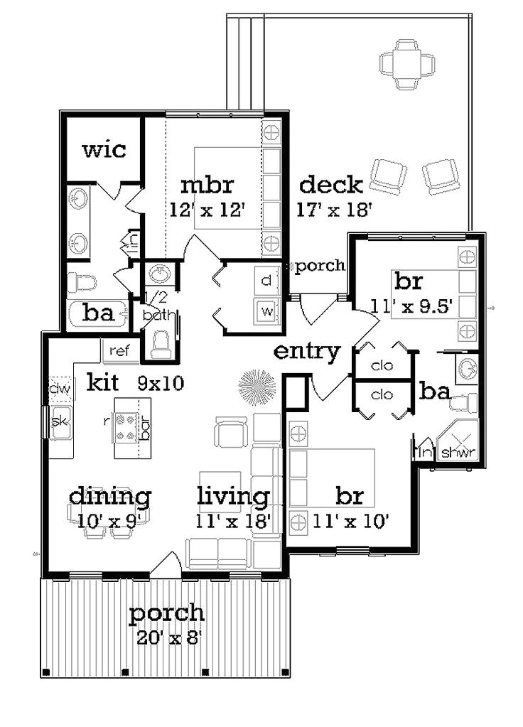 european-style-house-plan-3-beds-2-baths-1300-sq-ft-plan-430-58-southern-house-plans-house