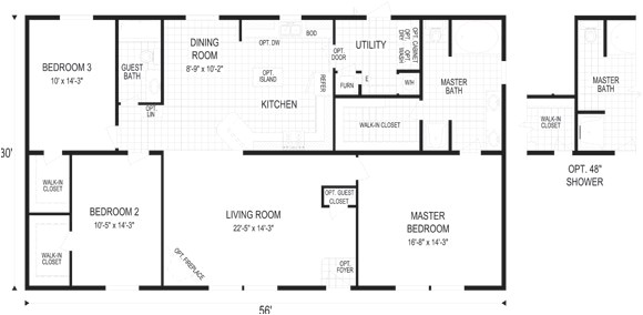 1974 mobile home floor plans
