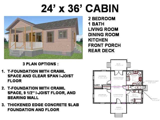 24x36 cabin plans with loft