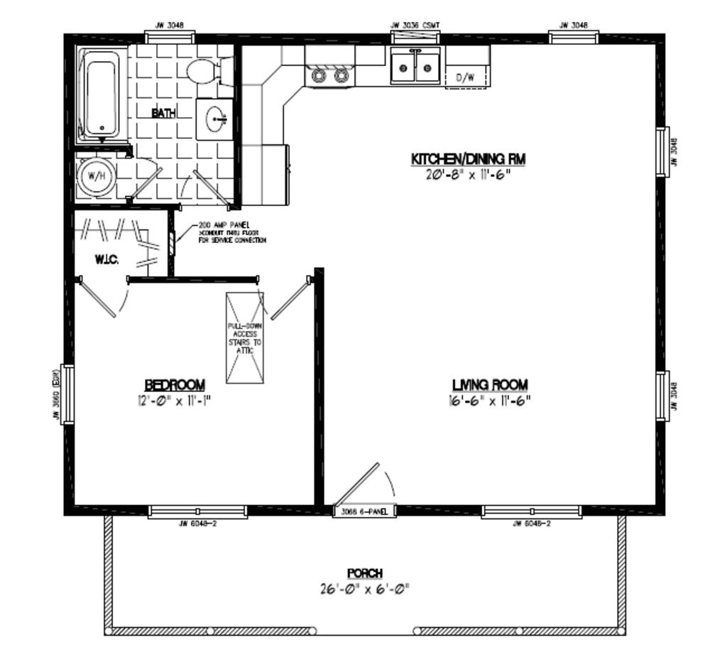 24 x 36 ranch house plans