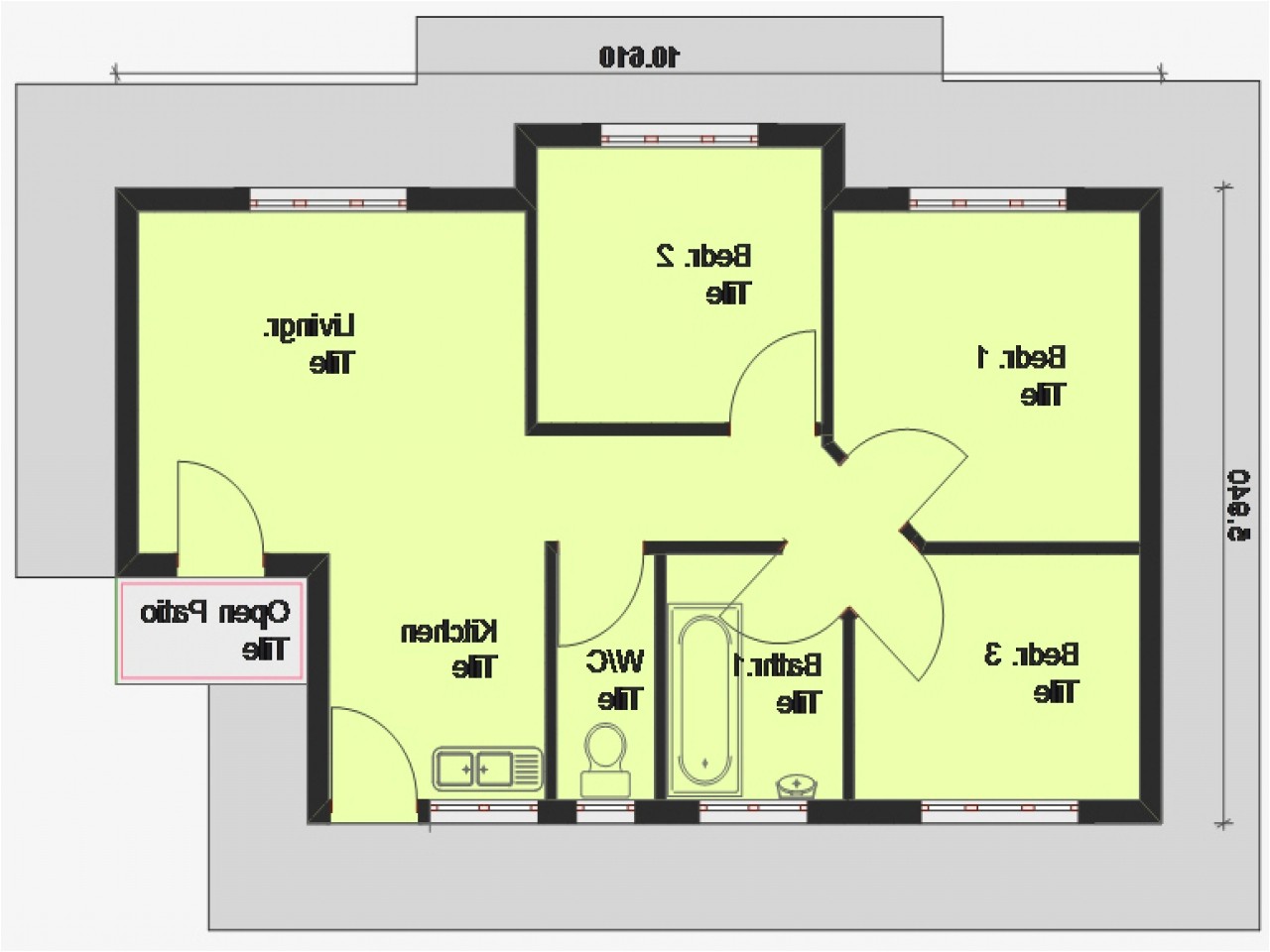 three bedroom house plans in south africa