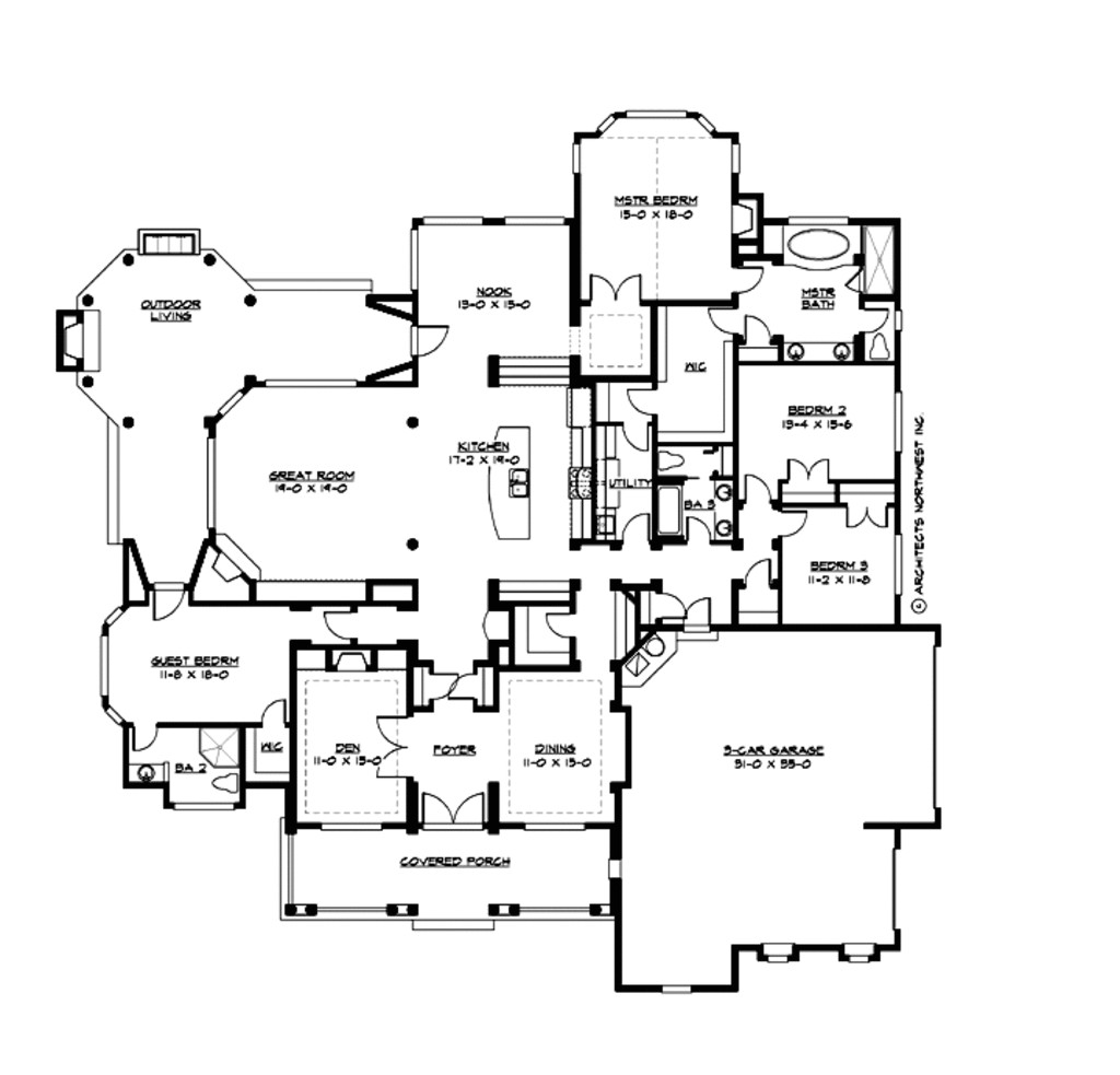 3500 square feet 4 bedrooms 3 bathroom farm house plans 3 garage 36656