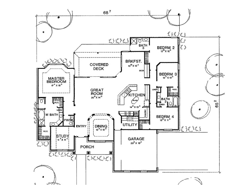 4 bedroom country house plans