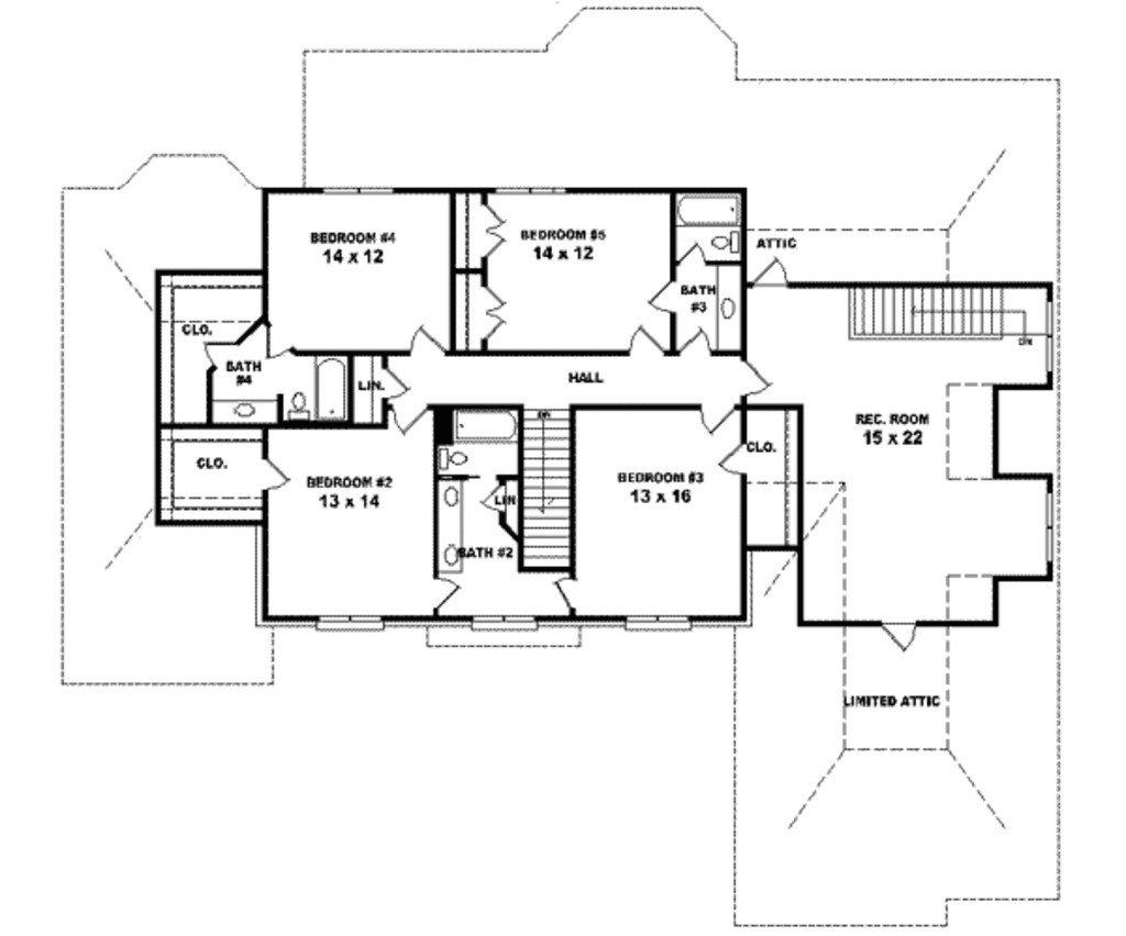 4500 square feet 5 bedrooms 4 bathroom traditional house plans 3 garage 15247