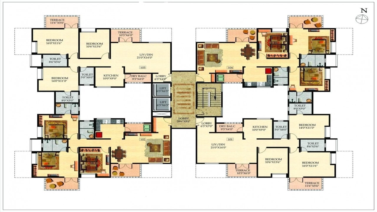 6 Bedroom Manufactured Home Floor Plan