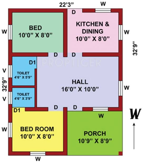 650 Sq Ft House Plan In Tamilnadu 650 Sq Ft 2 Bhk Floor Plan Image Periyar Meenakshi