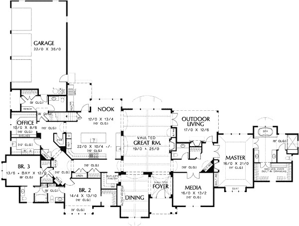 ultra modern homes floor plans