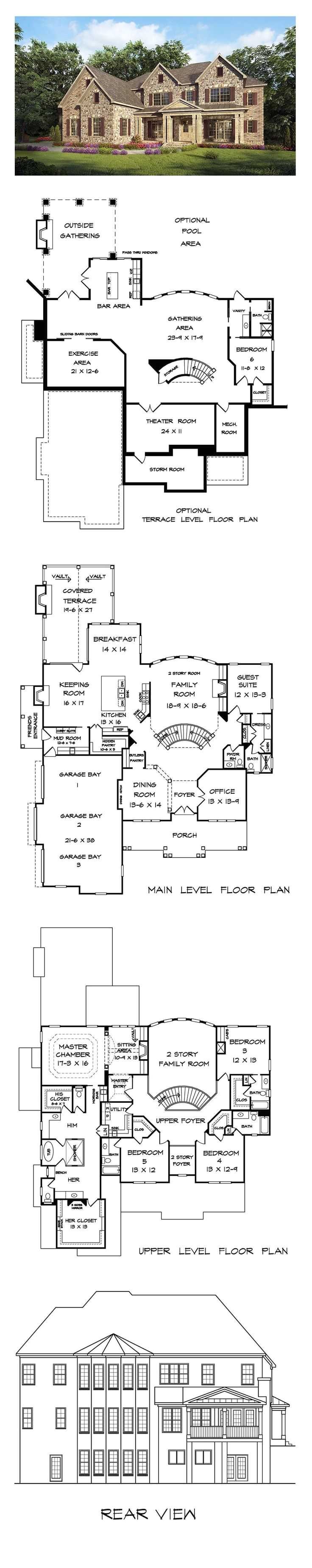 basement only house plans with 458 best dream house plans images on pinterest