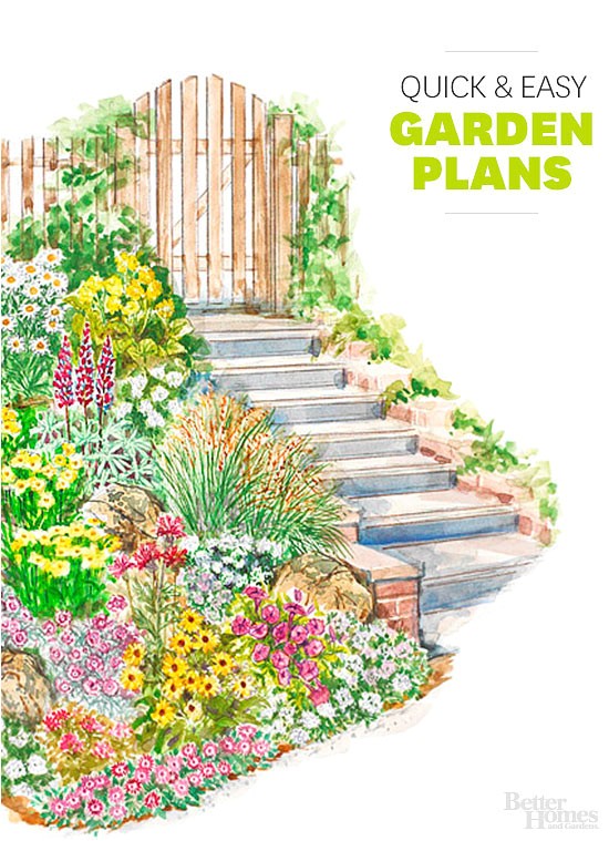 Better Homes and Gardens Plan A Garden Better Homes and Gardens Garden Plans Home Design