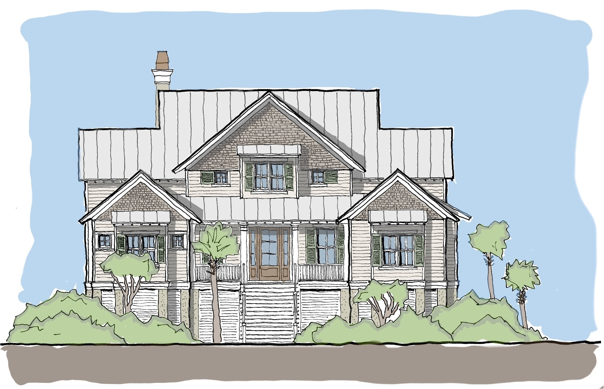 narrow lot house plans southern living